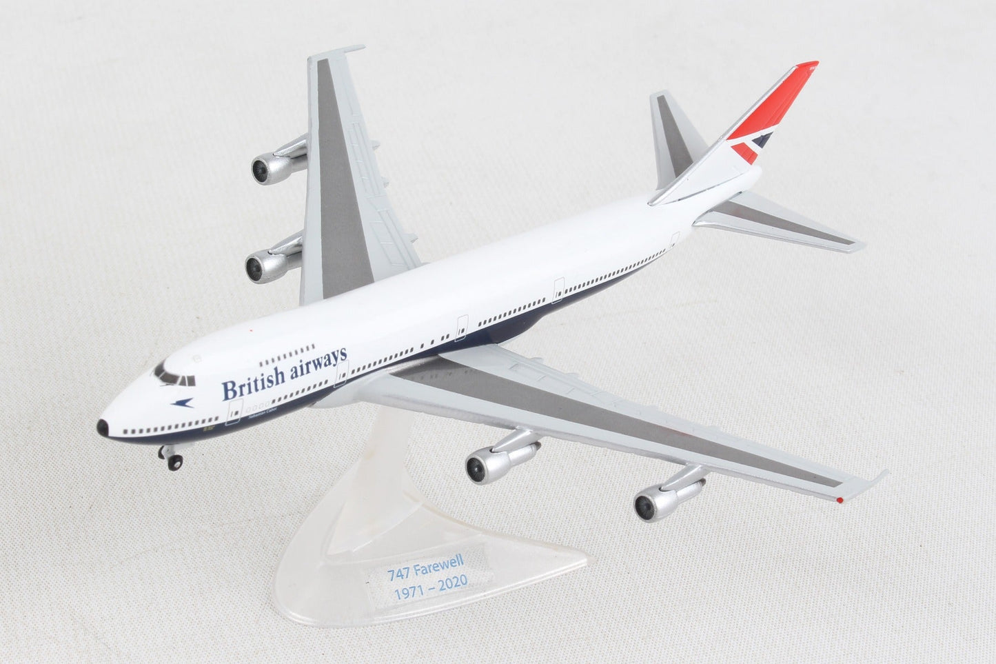 Herpa Wings HE534857 British 747-100 1/500 747 Farewell