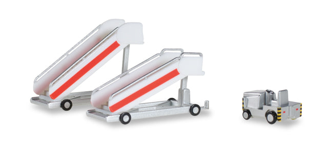 Herpa Wings HE551809 Passenger Stairs  W/Tractor 1/200 Historical