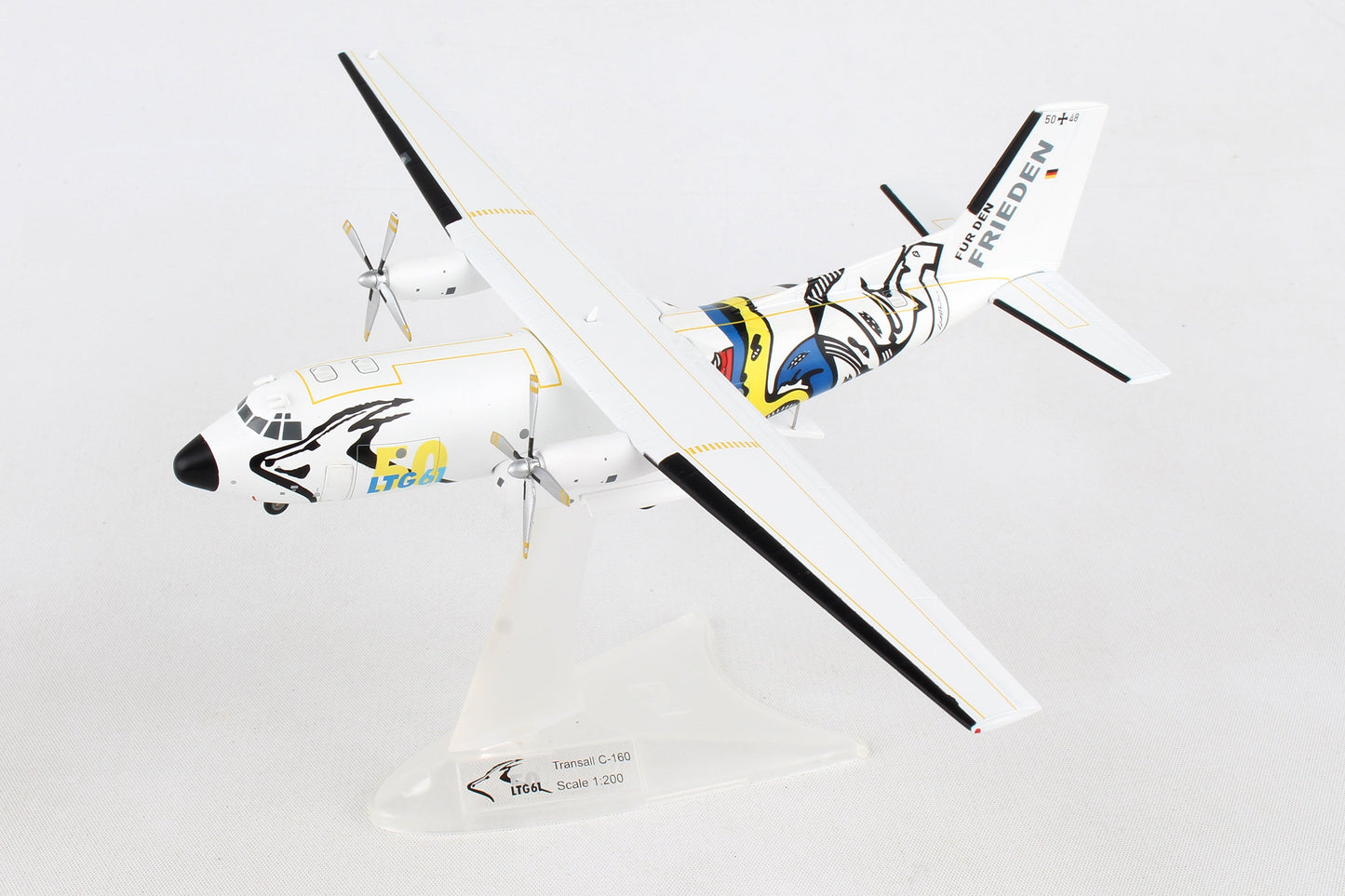 Herpa Wings HE559201 Lufthwaffe C-160 1/200 Ltg 71 50Th Anniv.