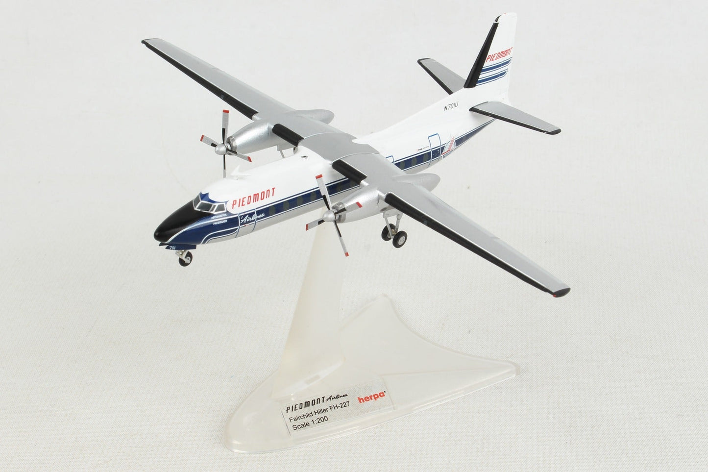 Herpa Wings HE559836 Piedmont Fh227 1/200
