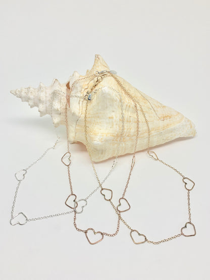 Heart Choker Necklace by Jennifer Cervelli Jewelry