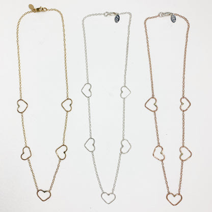 Heart Choker Necklace by Jennifer Cervelli Jewelry