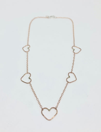 Heart Choker Necklace by Jennifer Cervelli Jewelry