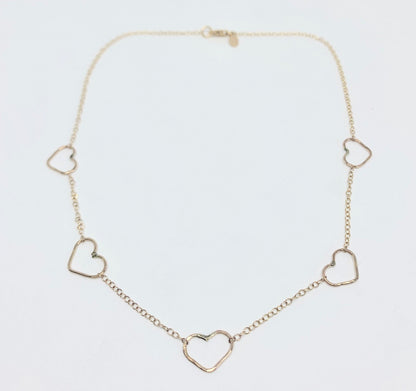 Heart Choker Necklace by Jennifer Cervelli Jewelry