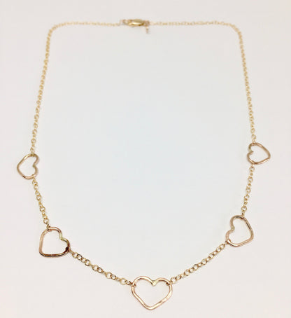 Heart Choker Necklace by Jennifer Cervelli Jewelry