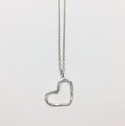 Heart Pendant Necklace by Jennifer Cervelli Jewelry