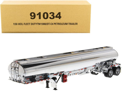 Heil Fleet Duty TM 9300/DT-C4 Petroleum Tanker Trailer Chrome "Transport Series" 1/50 Diecast Model by Diecast Masters  free shipping USA