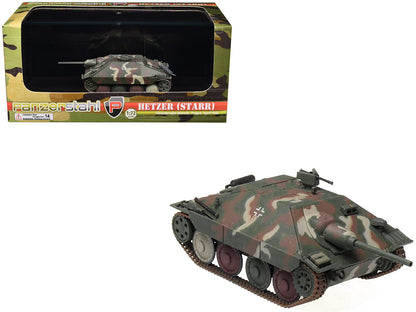 Hetzer (Starr) Tank Destroyer "Kampfgruppe Milowitz Prague" (1945) German Army 1/72 Diecast Model by Panzerstahl  free shipping USA