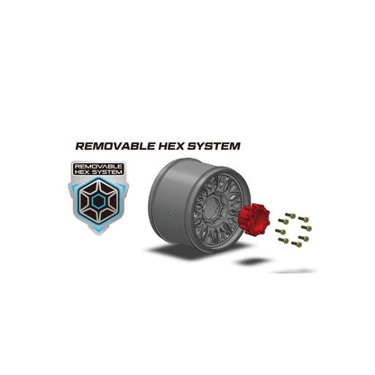 Louise RC MT-Rock Soft 1/10 2.8 Monster Truck Belted Tires 12mm, 14mm and 17mm hex LT3275SX