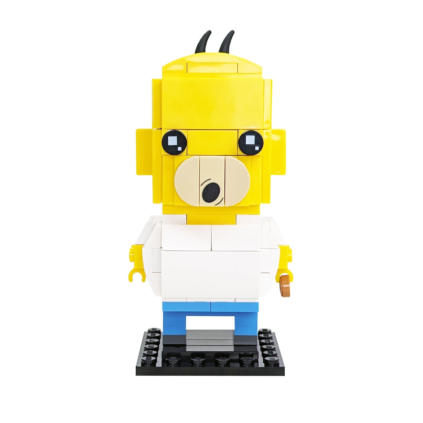 Homer Brick Building Set - Custom Build Set - Made Using LEGO® Parts