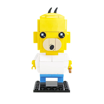 Homer Brick Building Set - Custom Build Set - Made Using LEGO® Parts