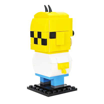 Homer Brick Building Set - Custom Build Set - Made Using LEGO® Parts