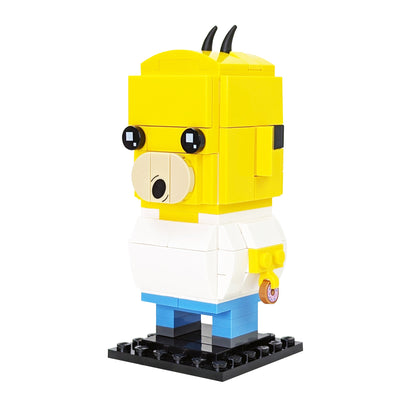 Homer Brick Building Set - Custom Build Set - Made Using LEGO® Parts
