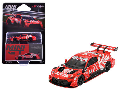 Honda NSX-GT "Type S" GT500 #8 Tomoki Nojiri - Toshiki Oyu "ARTA" "Super GT Series" (2023) Limited Edition 1/64 Diecast Model Car by Mini GT  free shipping USA