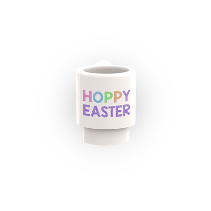 Hoppy Easter Drink Cup - Custom Printed Part - Made With a LEGO® Part
