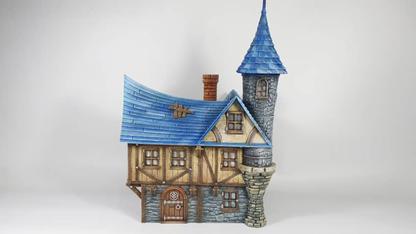 Adrian-3DP4U - Tower Top House - 28mm