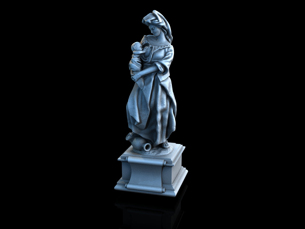 Adrian-3DP4U - Statues - 28mm