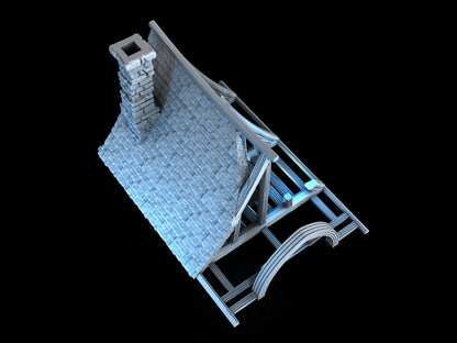 Adrian-3DP4U - Beetroot House Ruin - 28mm