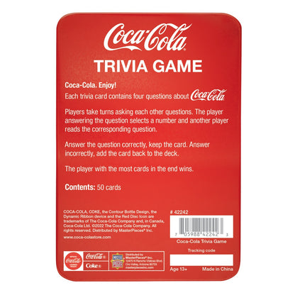 Coca-Cola Trivia Game with Collectible Tin by MasterPieces Puzzle Company INC