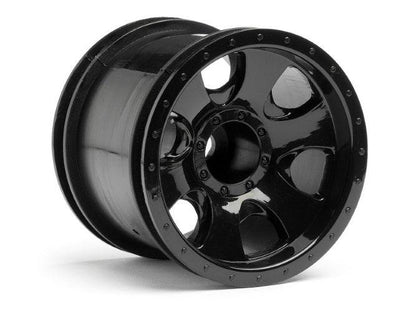 HPI 106724 Warlock 2.2" Wheels Black (2) E-Firestorm 10T Wheely King Savage XS