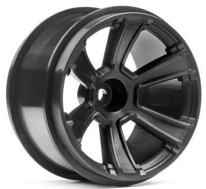 HPI Racing 115327 6-Shot MT Wheel Black (2pieces) Jumpshot MT Jumpshot ST