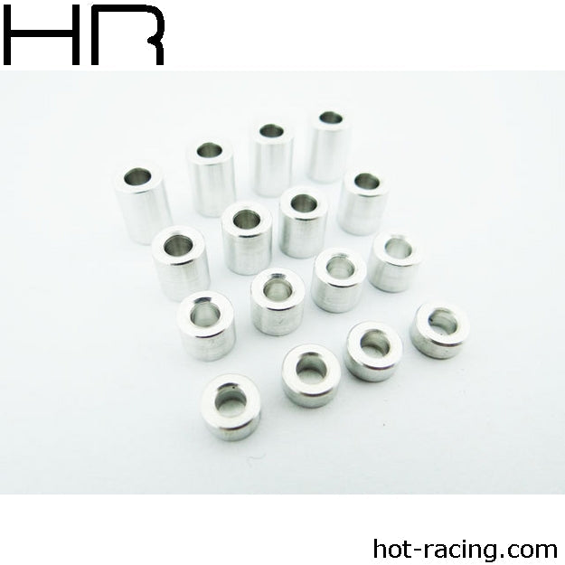 Hot Racing M3 3 -9mm Aluminum Standoff Spacer (16)