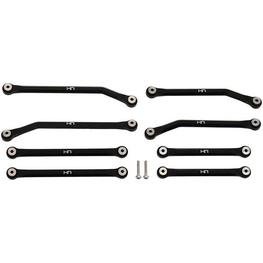 Hot Racing Aluminum High Clearance 4 Links Set for 5.26 133.7mm Axial SCX24