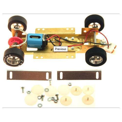 H&R Racing HRCH10 1/24 Chassis Slot Car Silicon Tires Hawk 18K