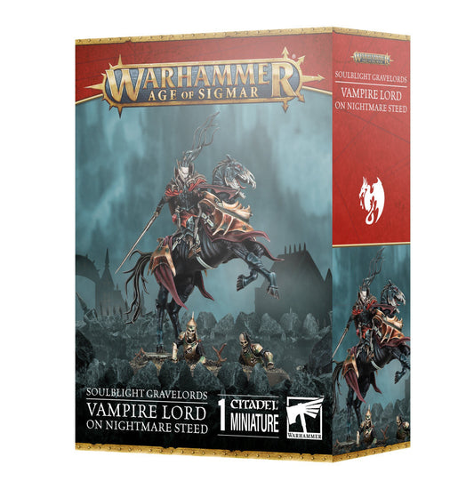 Warhammer: Soulblight Gravelords - Vampire Lord on Nightmare Steed