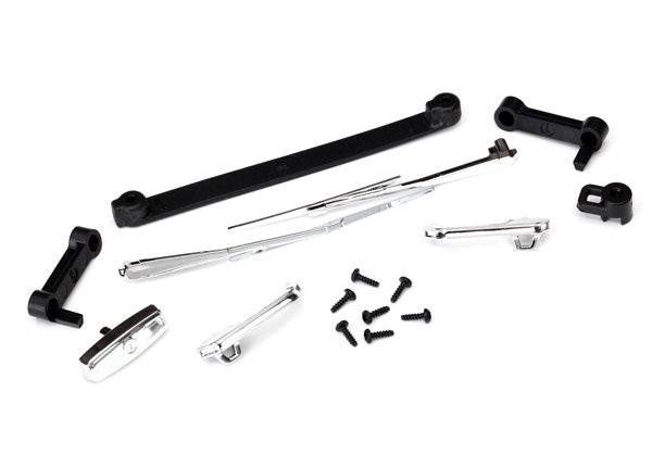 Traxxas 8132 Chrome Door Handles and Wipers w/ Hardware