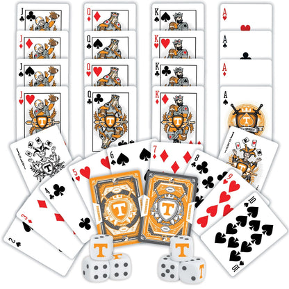 Tennessee Volunteers - 2-Pack Playing Cards & Dice Set by MasterPieces Puzzle Company INC