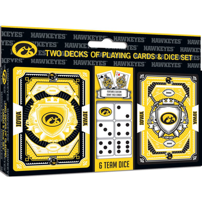 Iowa Hawkeyes - 2-Pack Playing Cards & Dice Set by MasterPieces Puzzle Company INC
