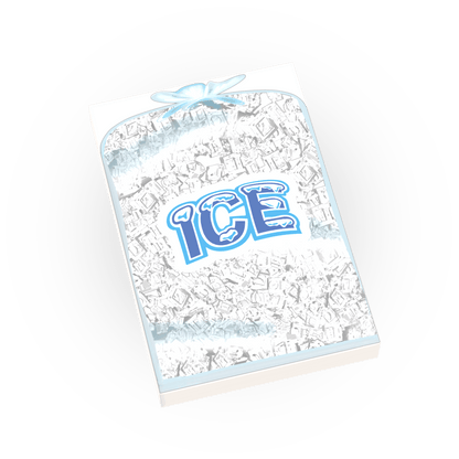 Ice Bag - Custom Made - Made Using a LEGO® Tile