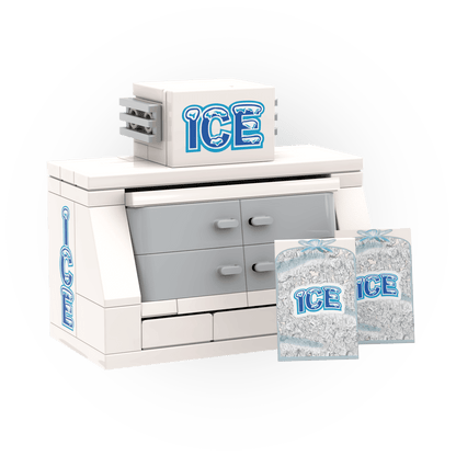 Ice Vending Machine - Gas Station - Custom Building Set - Made Using LEGO® Parts