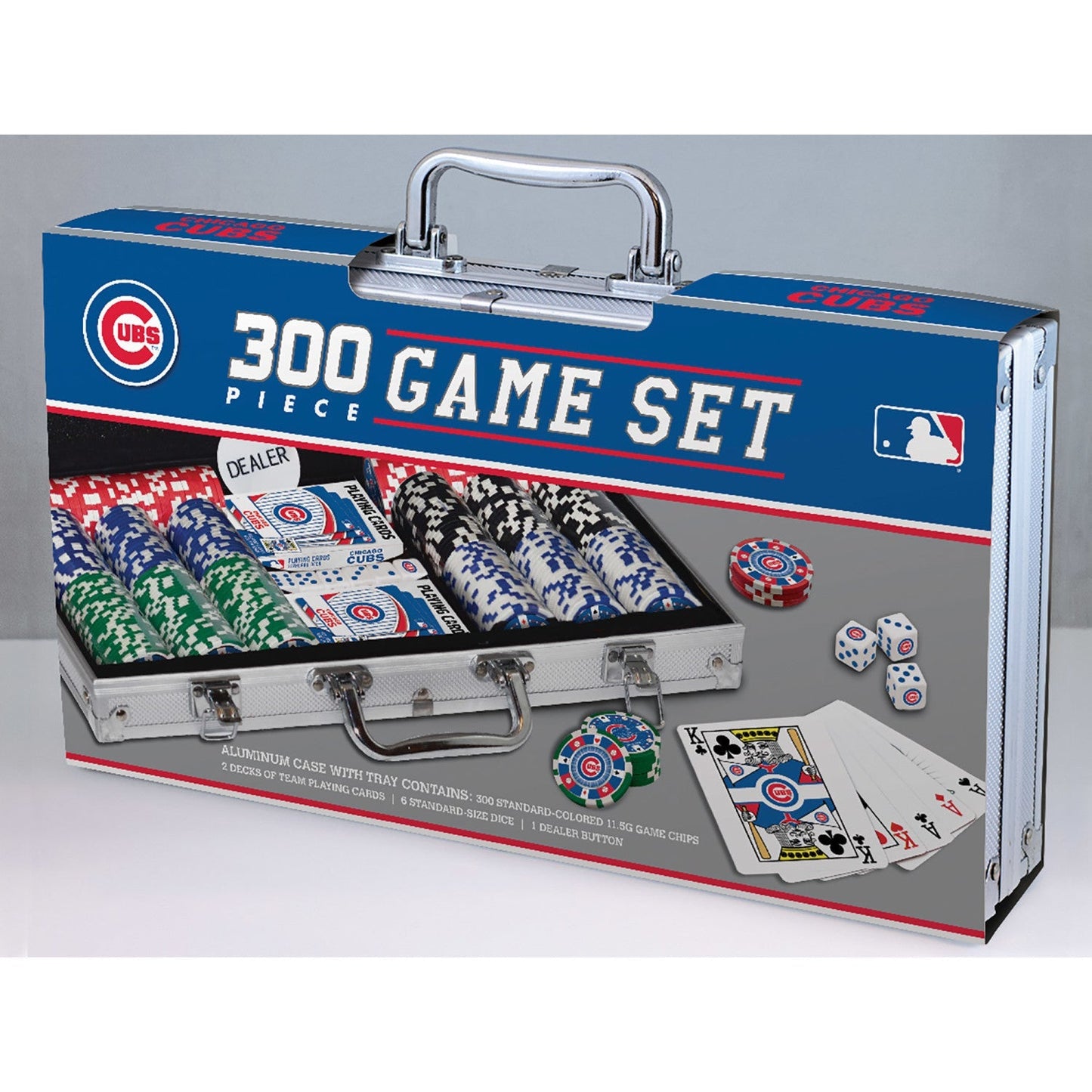 Chicago Cubs 300 Piece Poker Set by MasterPieces Puzzle Company INC