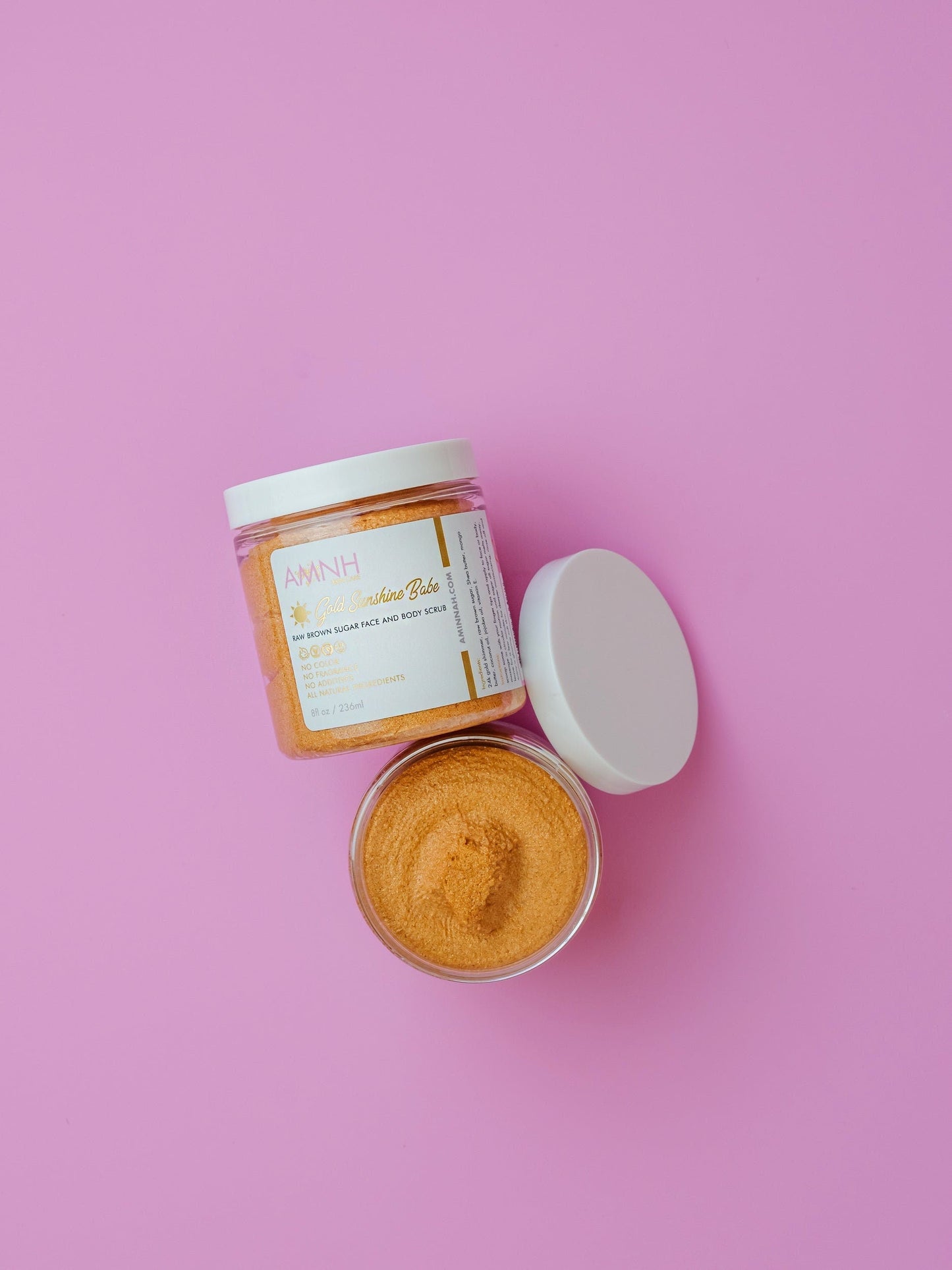 Golden Sunshine Babe Sugar Scrub by AMINNAH