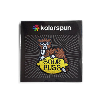 Sourpuss Cat Patch by Kolorspun