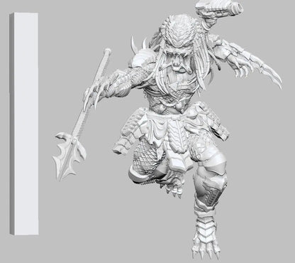 Apex Hunter by 3DArtGuy 50mm or 100m Miniature War Gaming Figure