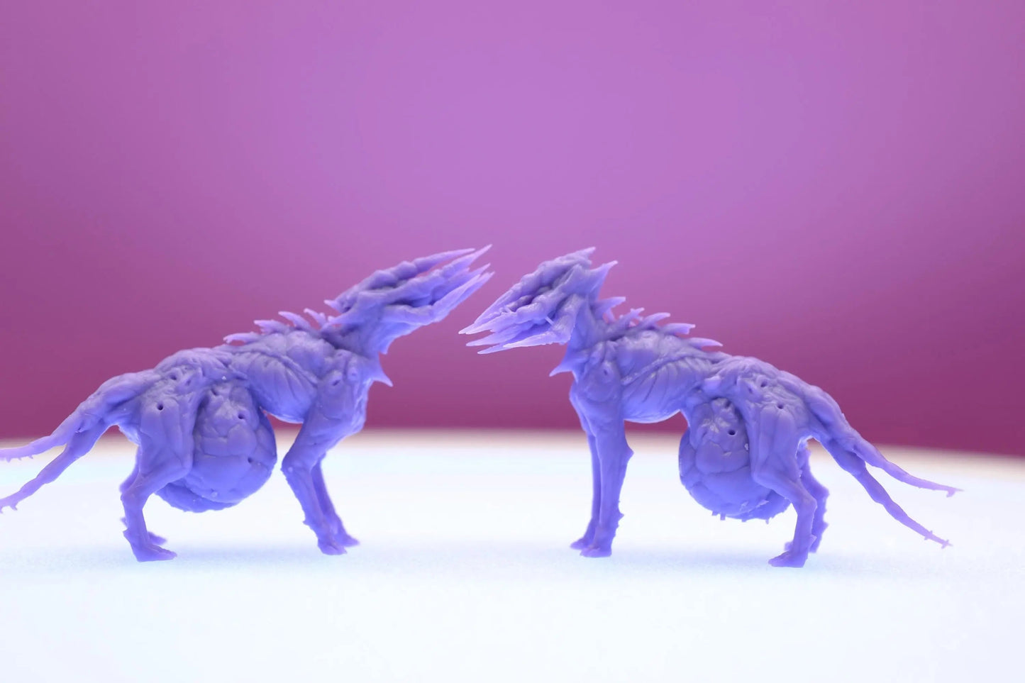 Unholy Infested Hounds by Papsikels Miniature, Double Miniature, 32mm Scale, War Gaming, Proxy for Trench Crusade