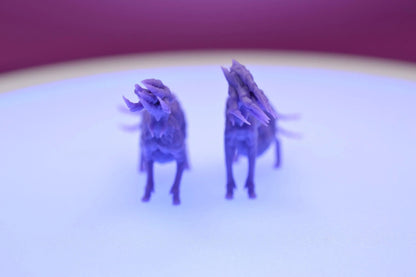 Unholy Infested Hounds by Papsikels Miniature, Double Miniature, 32mm Scale, War Gaming, Proxy for Trench Crusade