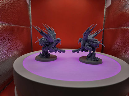 TORMENTOR HERALD Of BEELZEBUB by Papsikels Miniature, 100m tall Miniature, 32mm Scale, War Gaming, Proxy for Trench Crusade
