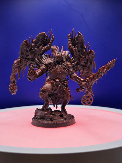 BARKASAR, Preator Of Brutality by Papsikels Miniature, 100mm tall Miniature, 28/32mm Scale, War Gaming Figure, Proxy for Trench Crusade
