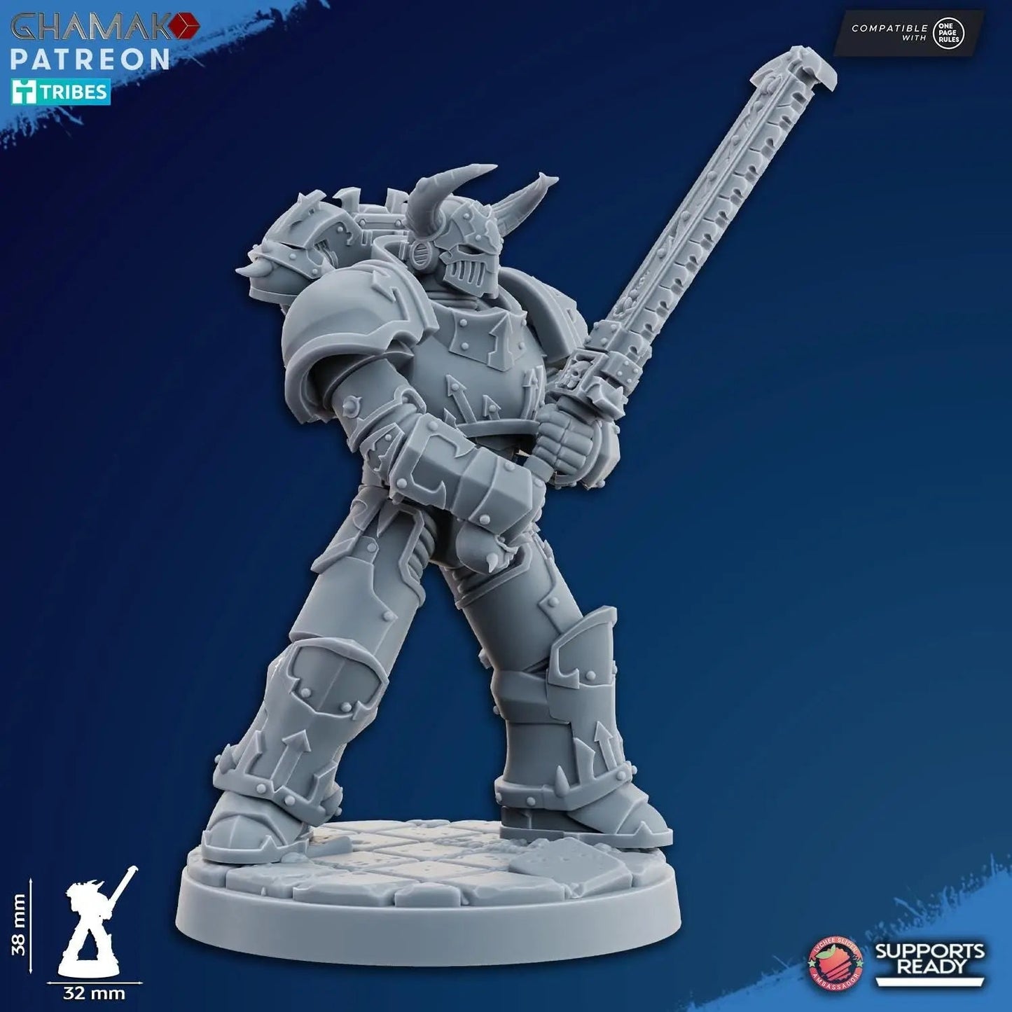 Inner Circle Brotherhood by Ghamak Sci-fi 28mm Heroic Scale Miniature, 32mm tall, 6-10 Units, Proxy, Grimdark, Sci-Fi, OPR Comp