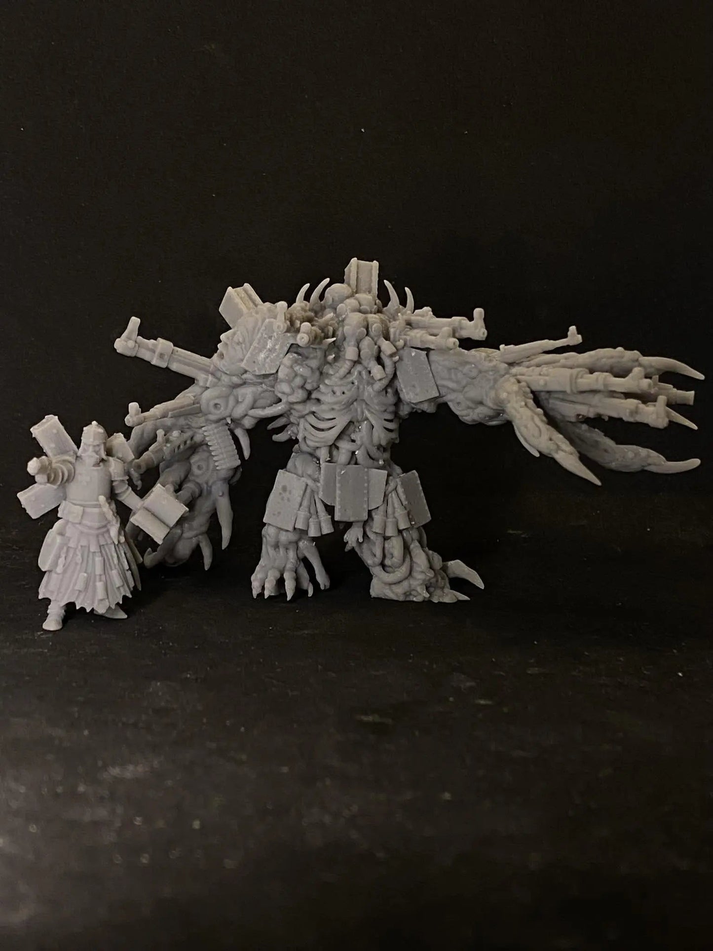 MALIGNANT AMALGAM by Papsikels Miniature, 80mm Miniature, 28/32mm Scale, War Gaming, Proxy for Trench Crusade, Table top gaming, Black Grail