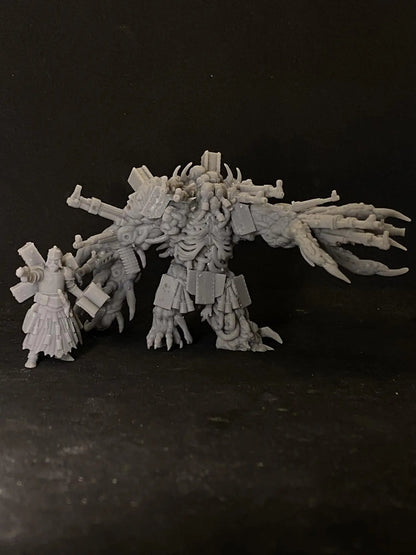 MALIGNANT AMALGAM by Papsikels Miniature, 80mm Miniature, 28/32mm Scale, War Gaming, Proxy for Trench Crusade, Table top gaming, Black Grail