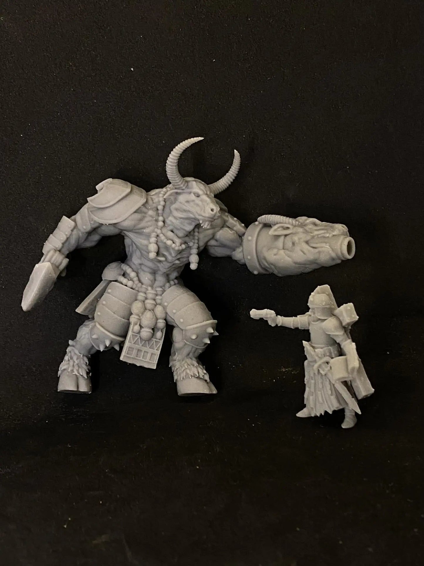 Brazen Carabao by Papsikels Miniature, 80mm Miniature, 32mm Scale, War Gaming, Proxy: Trench Crusade, Table top gaming, Near Future, Fantasy