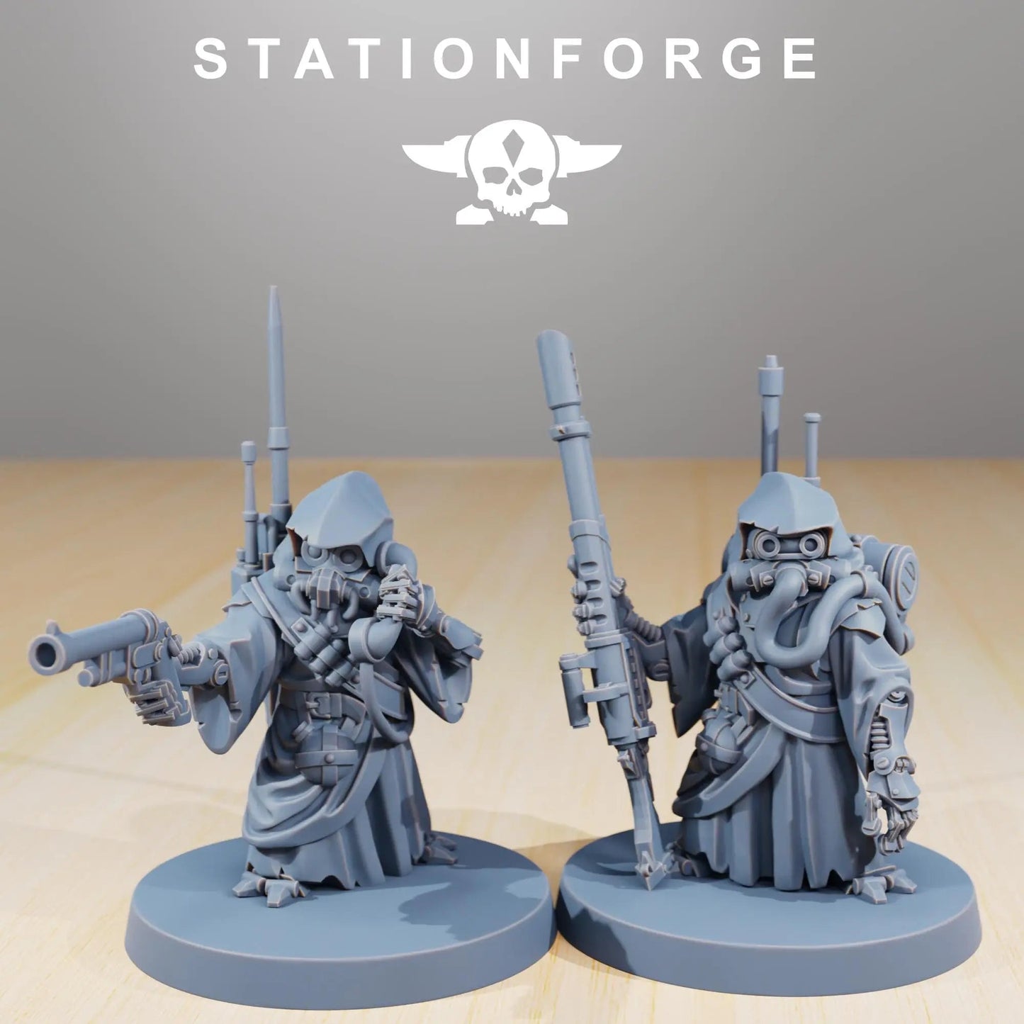 Scavenger Junkard by Station Forge 28/32mm Scale Miniature, 28mm tall, 10 Units, Proxy, Grimdark, Sci-Fi, OPR