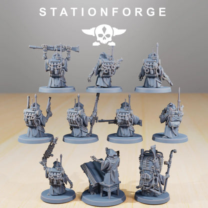 Scavenger Junkard by Station Forge 28/32mm Scale Miniature, 28mm tall, 10 Units, Proxy, Grimdark, Sci-Fi, OPR