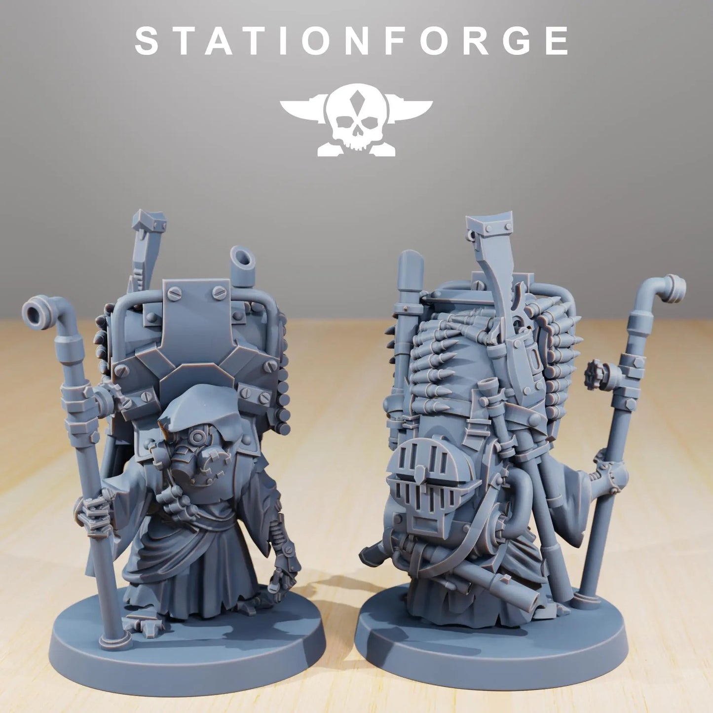 Scavenger Junkard by Station Forge 28/32mm Scale Miniature, 28mm tall, 10 Units, Proxy, Grimdark, Sci-Fi, OPR