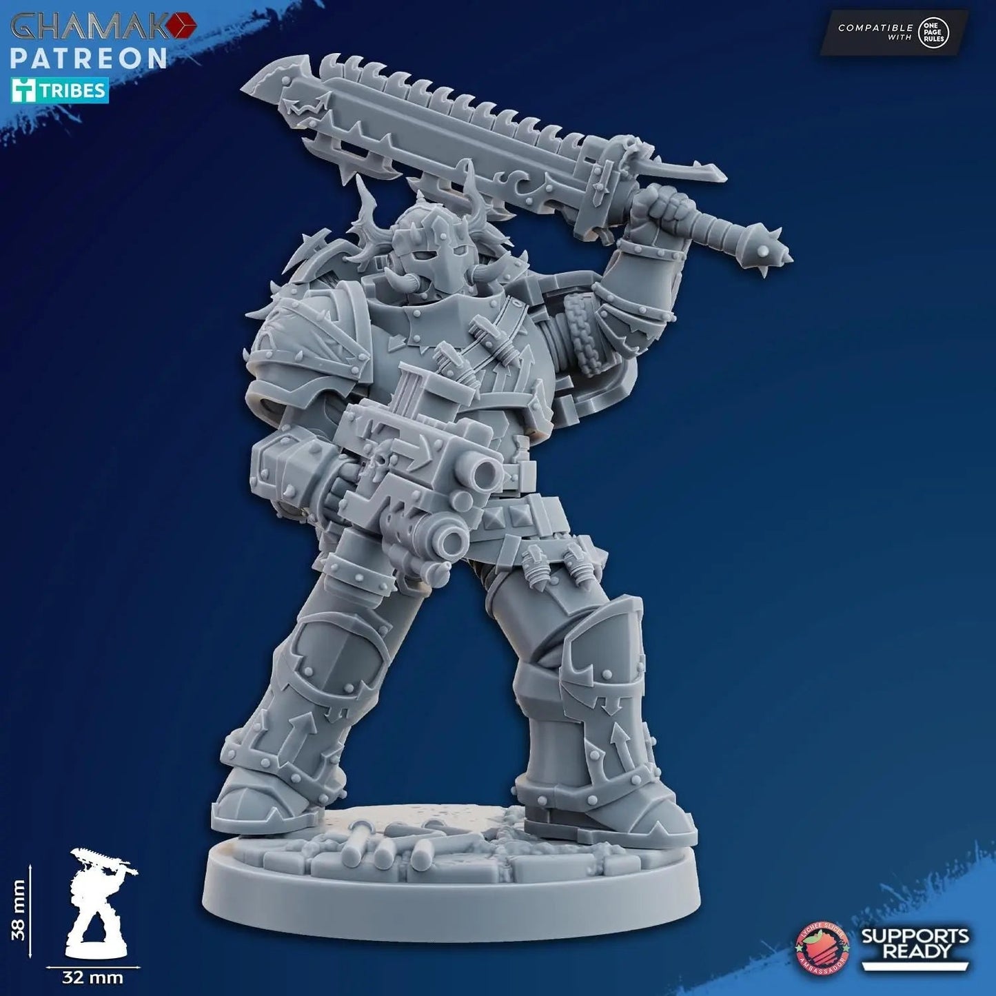 Inner Circle Brotherhood by Ghamak Sci-fi 28mm Heroic Scale Miniature, 32mm tall, 6-10 Units, Proxy, Grimdark, Sci-Fi, OPR Comp